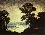 Moonlight Indian Encampment Ralph Blakelock